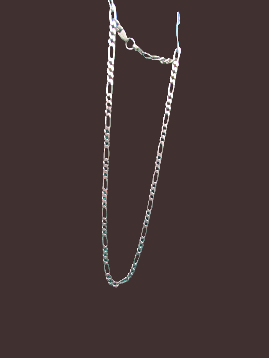 92.5% Italian Sterling Silver 50cm/20in Chain Length and the chain Width is 4mm/ or 3/16"