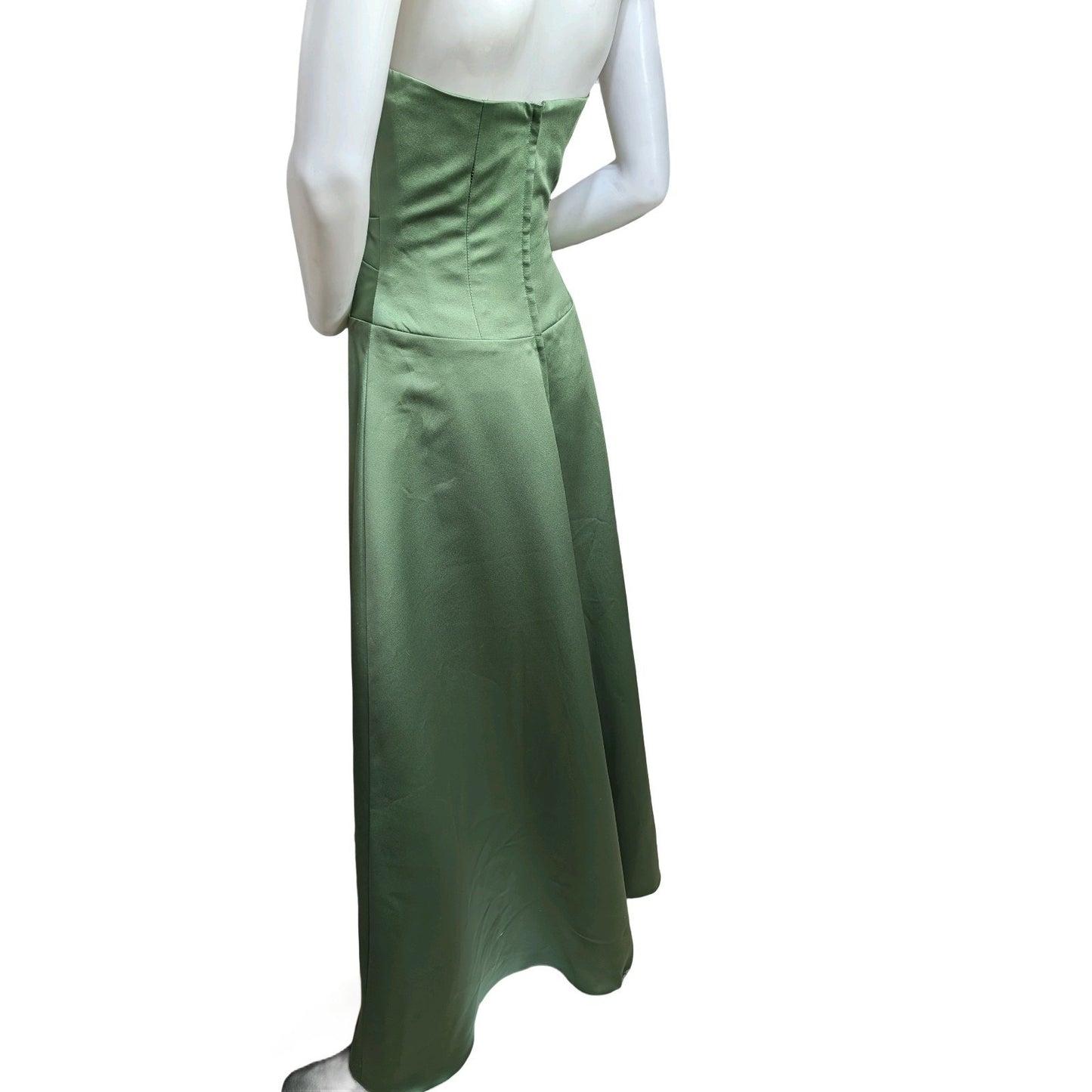 Alfred Angelo Strapless Formal Gown (Size: 6)Clover Green Style 6333-Prom, Event