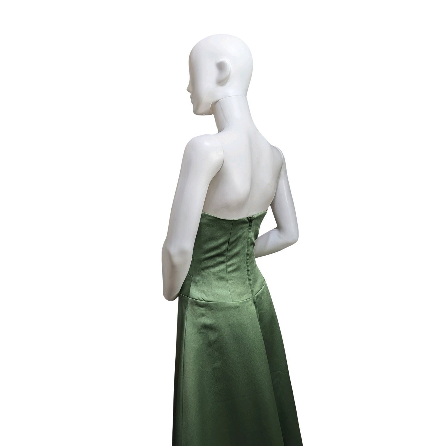 Alfred Angelo Strapless Formal Gown (Size: 6)Clover Green Style 6333-Prom, Event