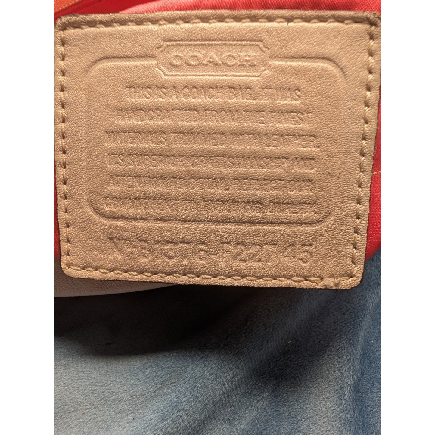 Coach Kristin Nylon Leather Satchel Shoulder Bag Silver Lift Lock Flap Pocket