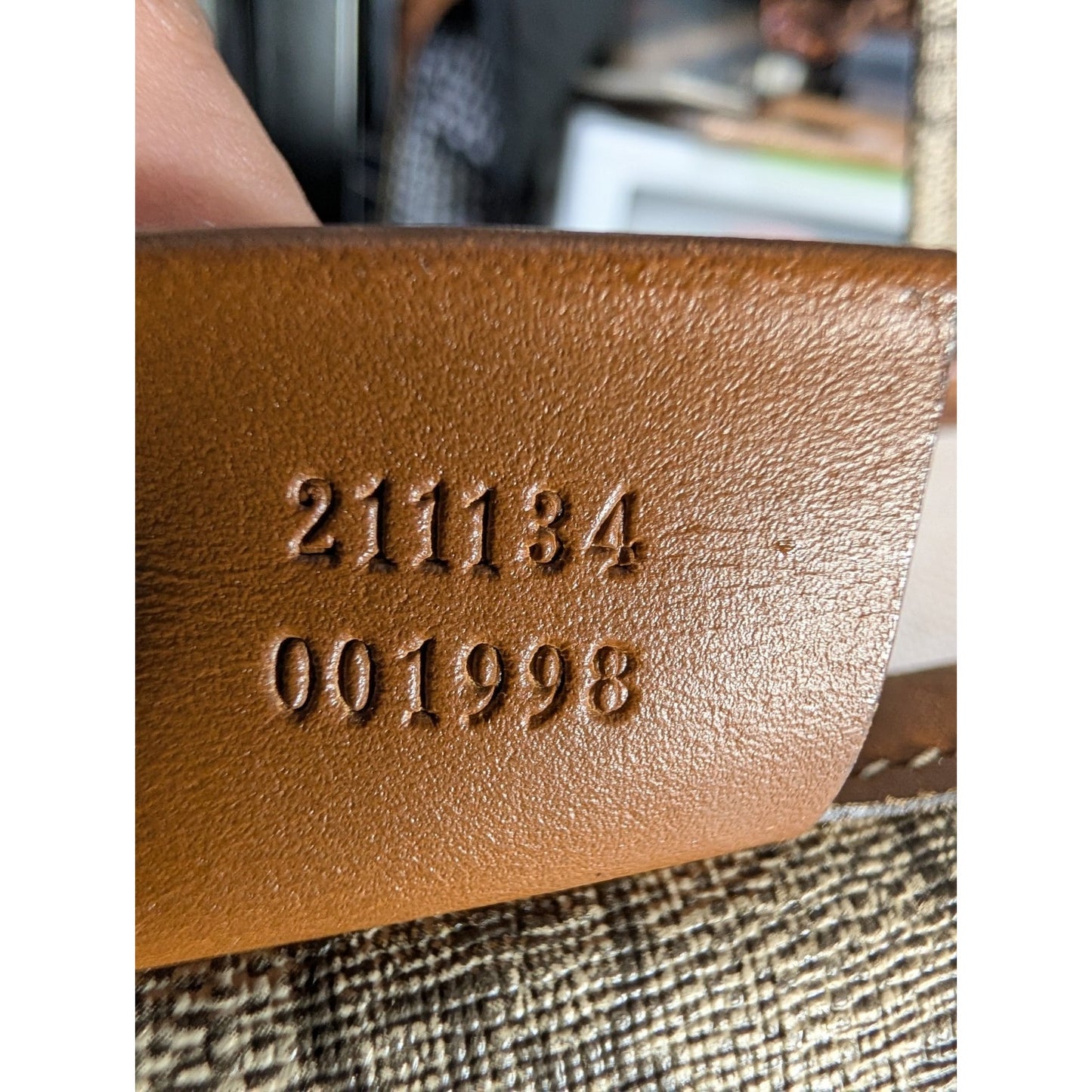 Gucci GG Supreme Tote Sherry Line Beige Coated Canvas VTG