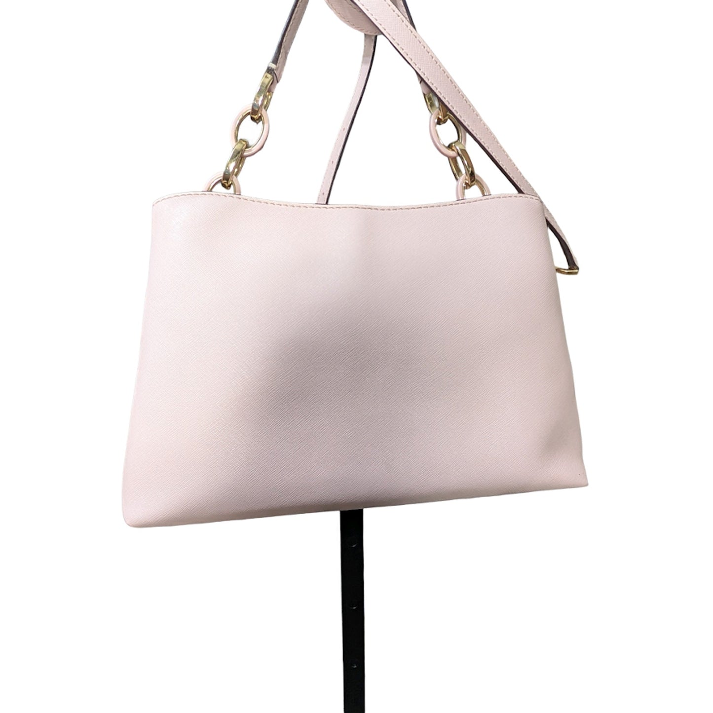 Michael Kors Portia E‑W Satchel Blush Pink Saffiano Leather,