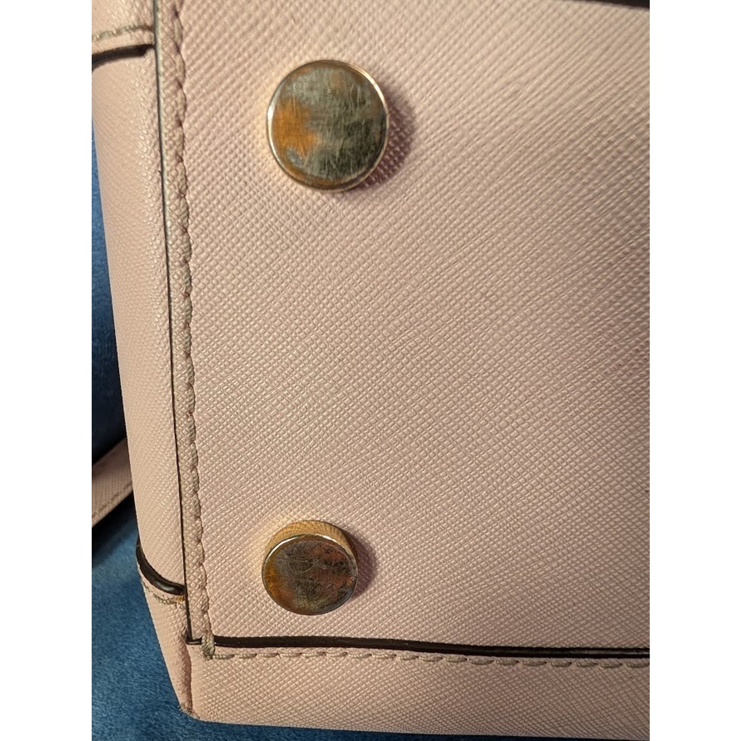 Michael Kors Portia E‑W Satchel Blush Pink Saffiano Leather,