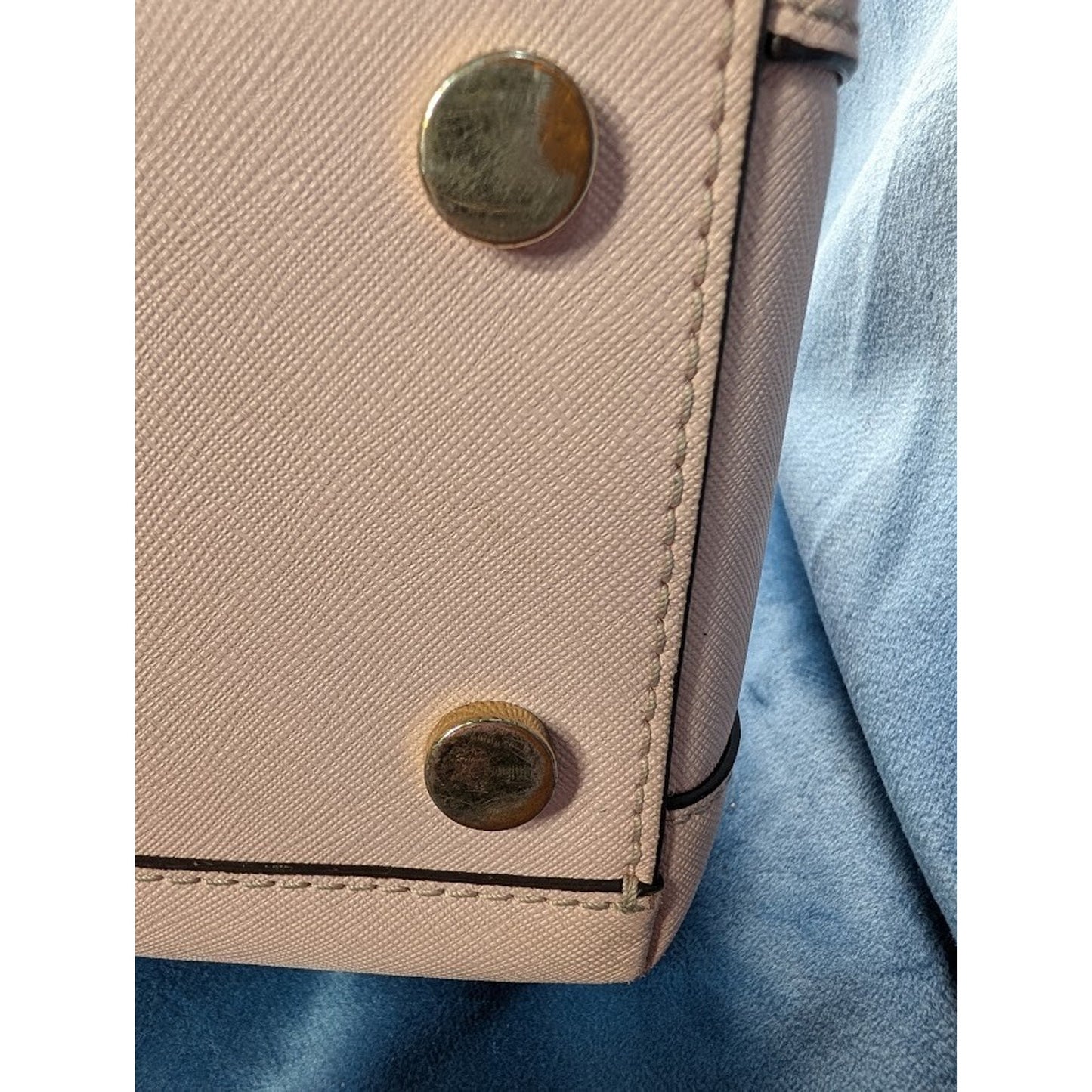 Michael Kors Portia E‑W Satchel Blush Pink Saffiano Leather,
