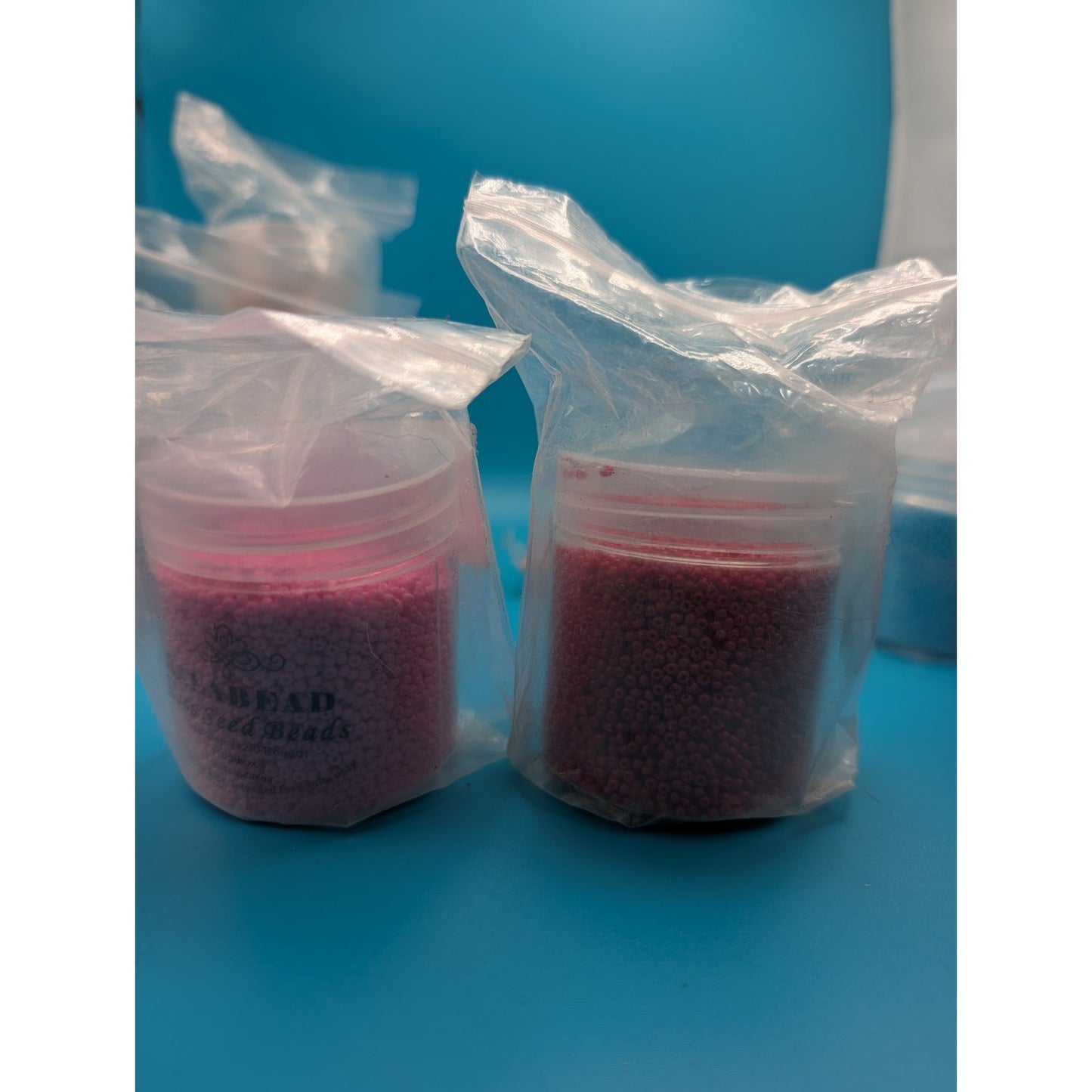 Balabead Glass Seed Beads 2mm 12/0 Round, (11) 140g Tubs