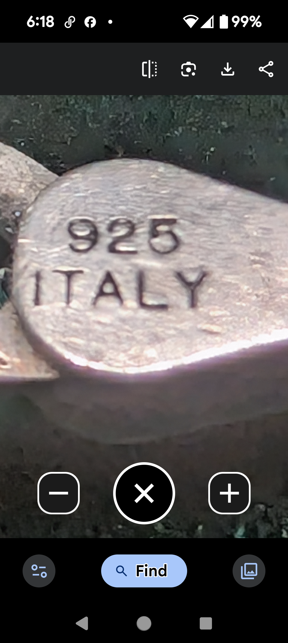 92.5% Italian Sterling Silver 50cm/20in Chain Length and the chain Width is 4mm/ or 3/16"