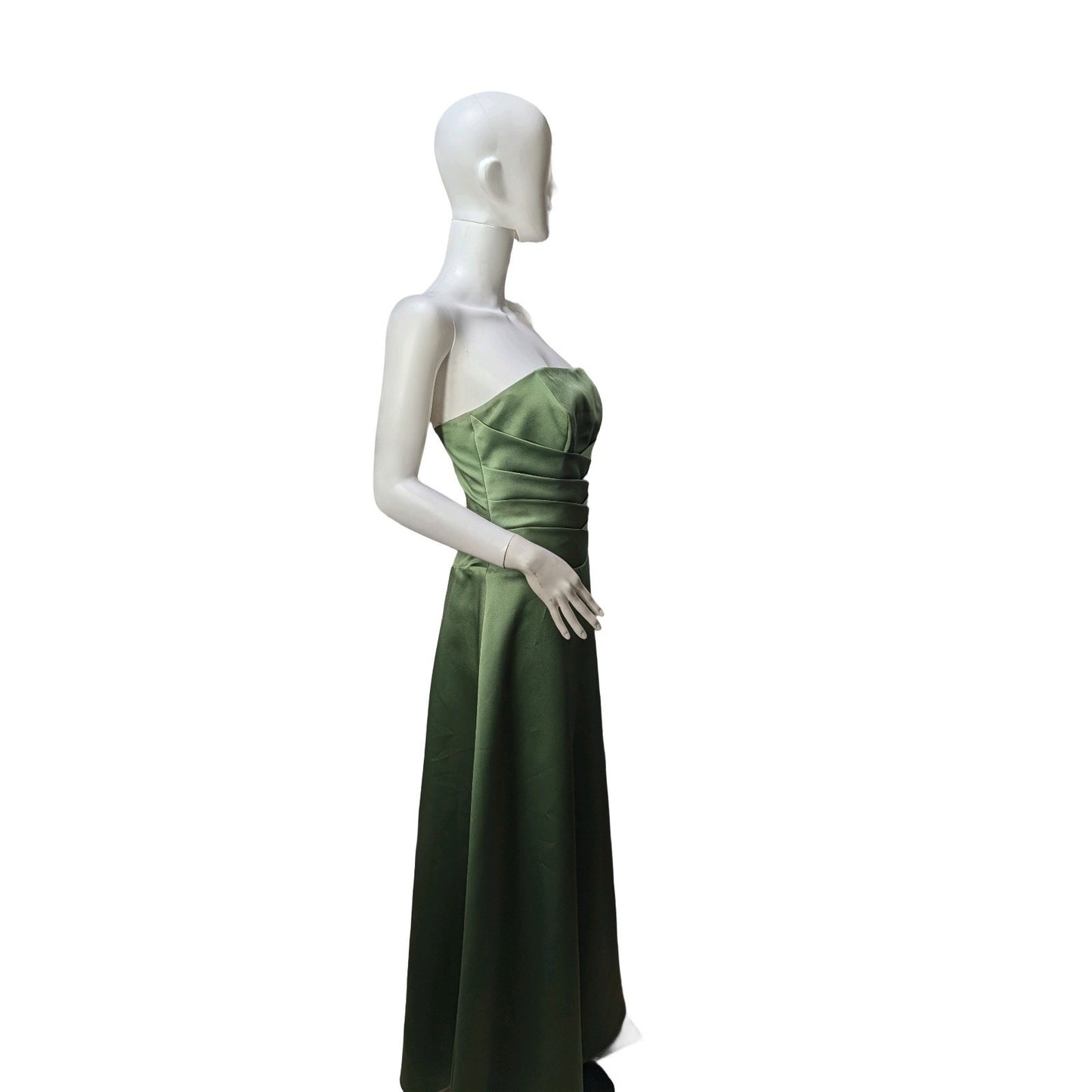 Alfred Angelo Strapless Formal Gown (Size: 6)Clover Green Style 6333-Prom, Event