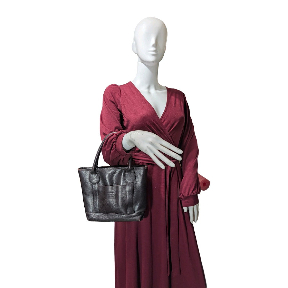 HIRSHORN-CLAVA American Brown Leather Tote-Small Columbian Leatherr Small Tote