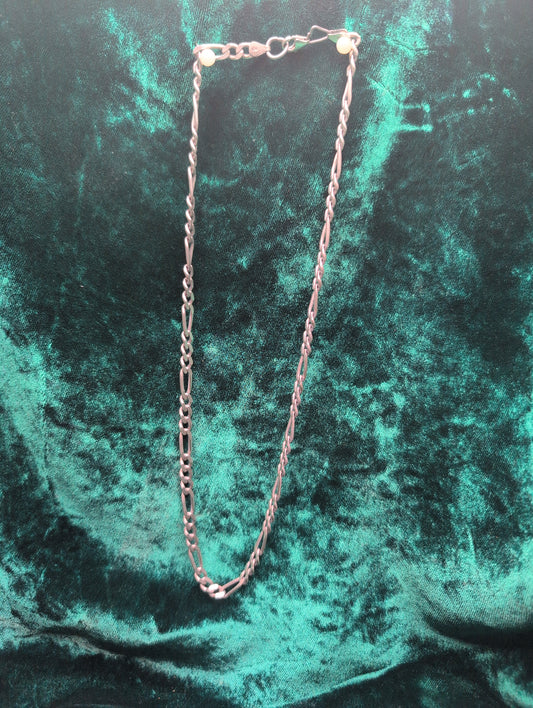 92.5% Italian Sterling Silver 50cm/20in Chain Length and the chain Width is 4mm/ or 3/16"