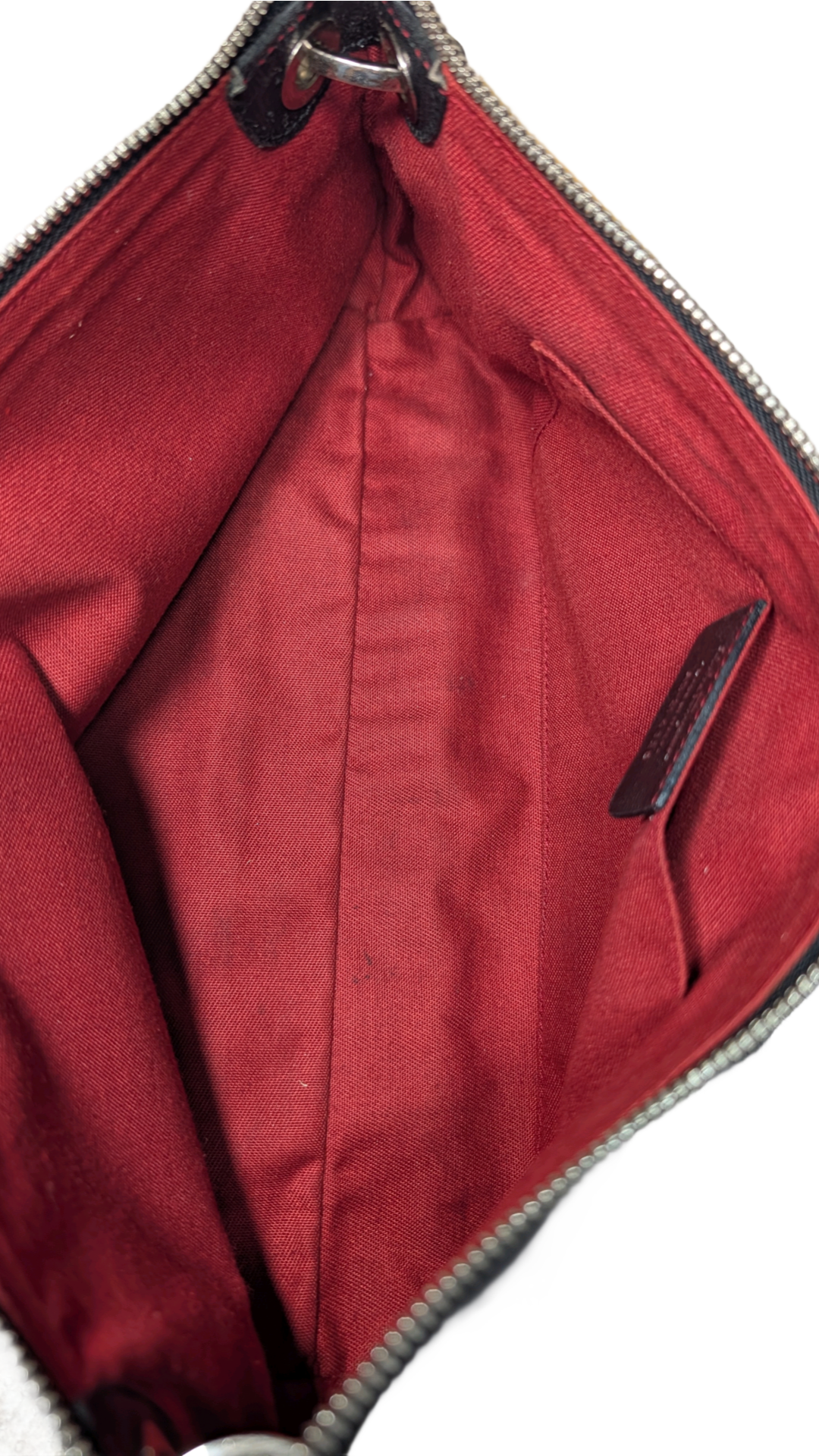 Salvatore Ferragamo Baguette Handbag Black Nylon/Leather